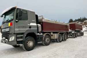 DAF CF 510 FAD 8x4 2017 Sora-auto + Letkukasettikärry