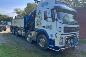 Volvo FM 8x2, Lava, Palfinger PK42002 SH-F ASENNUSNOSTURI vm 2016