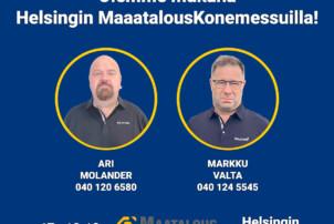 Maatori mukana Helsingin MaatalousKonemessuilla