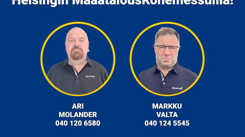 Maatori mukana Helsingin MaatalousKonemessuilla