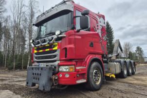 Scania G 480 8x4 aurausvarustuksella