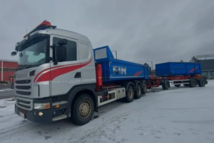 Scania G480 8X4 yhdistelmä
