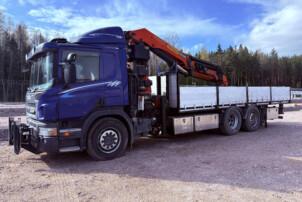 Scania P12 6X2 Palfinger 29002+jibi nosturilla