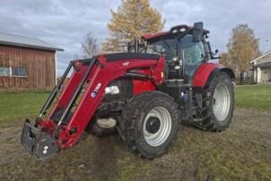 Case IH Puma 165 6.7 traktori Trima etukuormaajalla