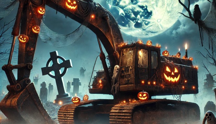 Hurja Halloween-tarjous kaivurikauppoihin!