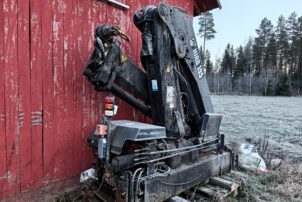 Hiab 195-2 pyörittäjällä