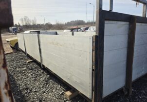 Vaihtolava irroitettavilla alumiinilaidoilla