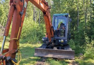 Hitachi ZX50 CLR vain 2636h ajettu!